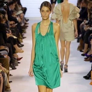 Stella McCartney runway vibrant green dress. IT 40/4/S